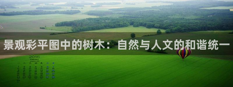 天顺娱乐登录网站：景观彩平图中的树木：自然与人文的和谐统一